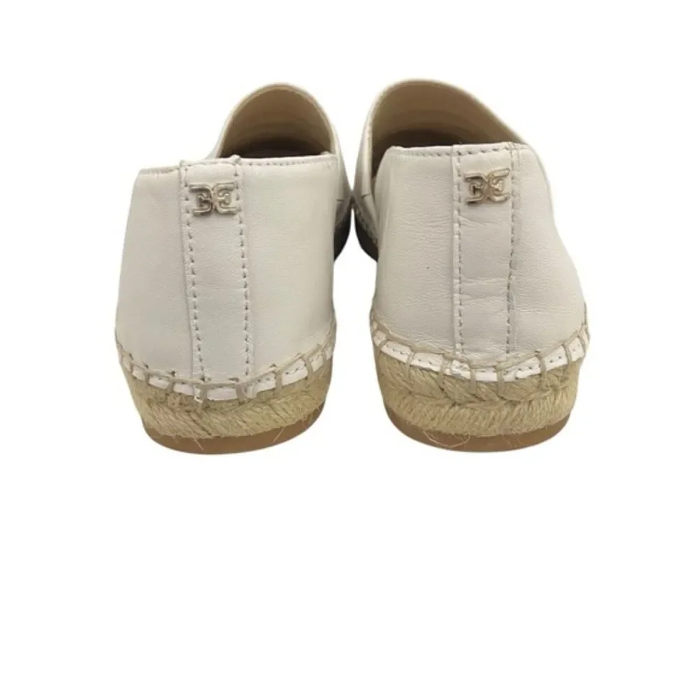 Sam Edelman Krissy Espadrille Leather Classic Chic Comfort Flat Shoes Size 7